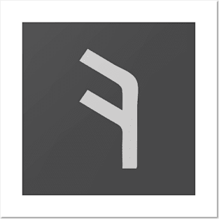 𐰚 - Letter K (v2) - Old Turkic Alphabet Posters and Art